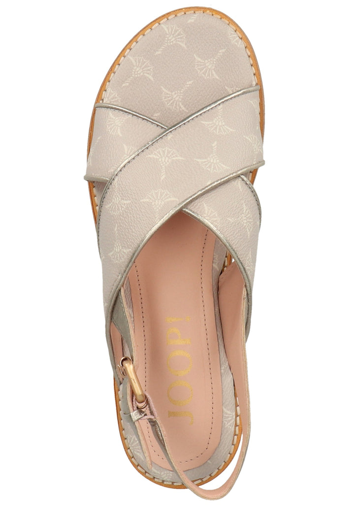 JOOP! Sandalen Leder/Synthetik Hellgrau - surf4shoes