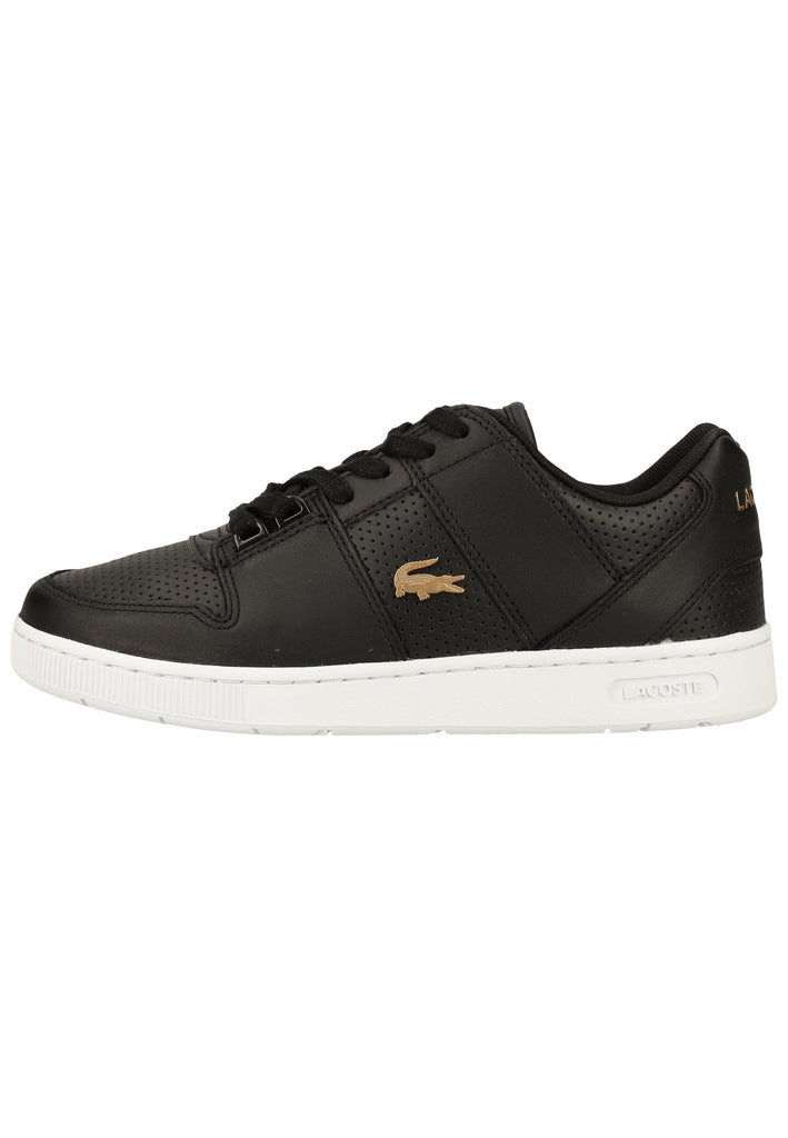 Lacoste Sneaker Leder/Synthetik Schwarz/Weiß - surf4shoes