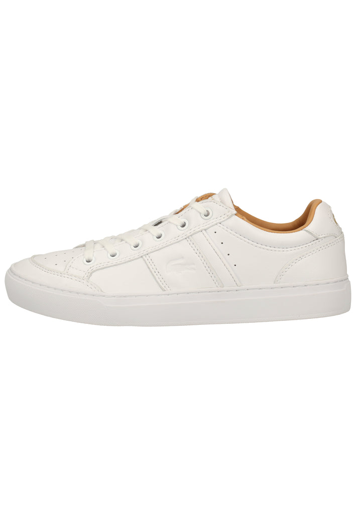 Lacoste Sneaker Leder Weiß - surf4shoes
