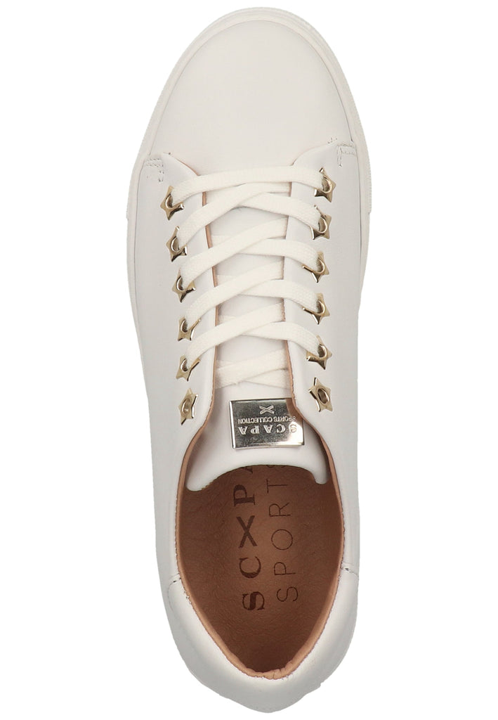 Scapa Sneaker Leder Weiß - surf4shoes