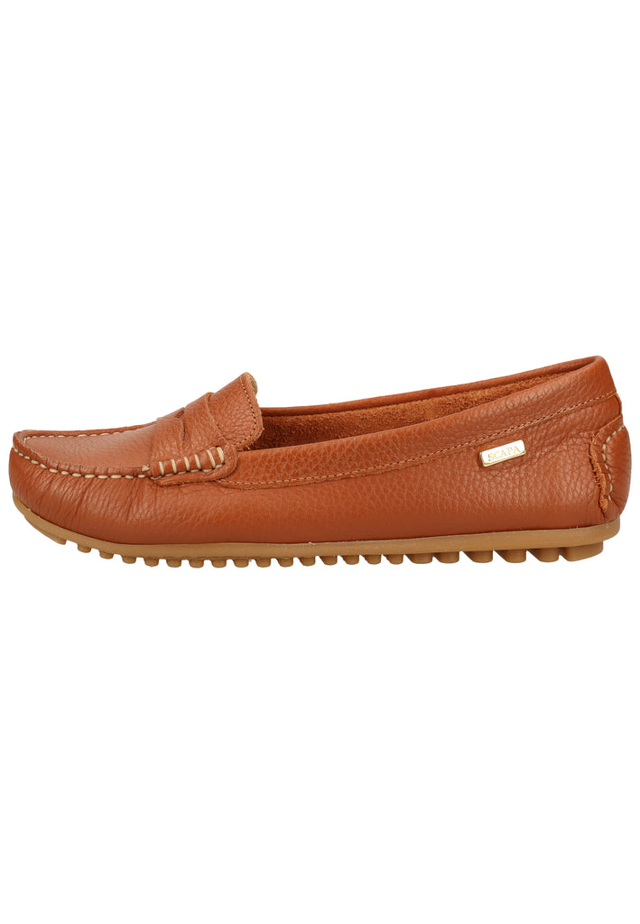 Scapa Mokassin Leder Braun - surf4shoes