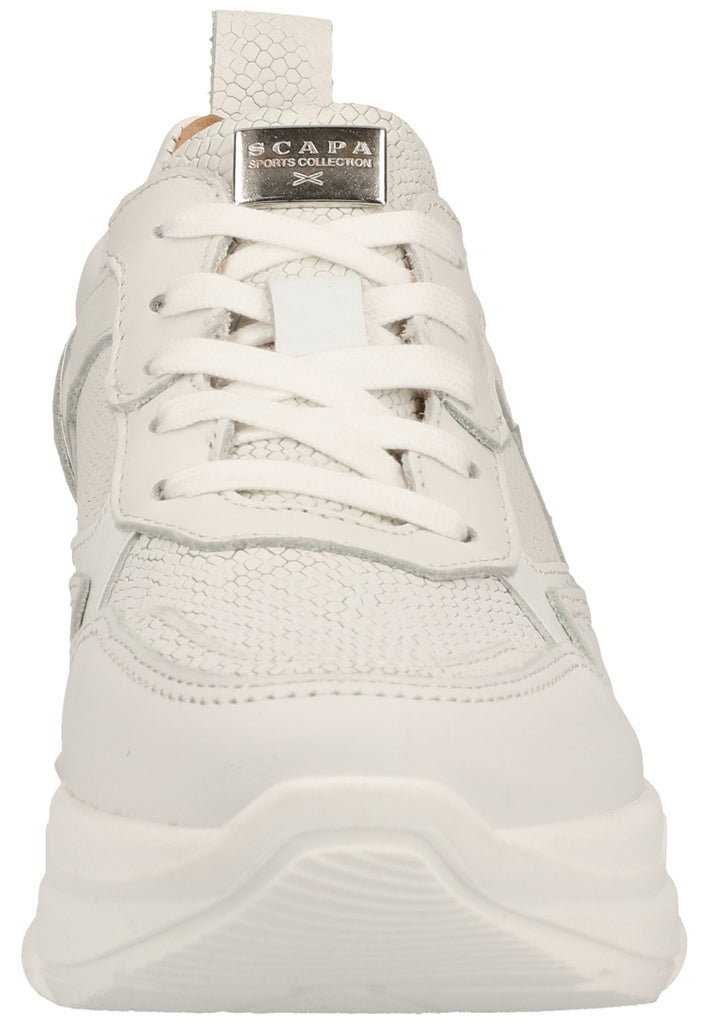 Scapa Sneaker Leder Weiß - surf4shoes