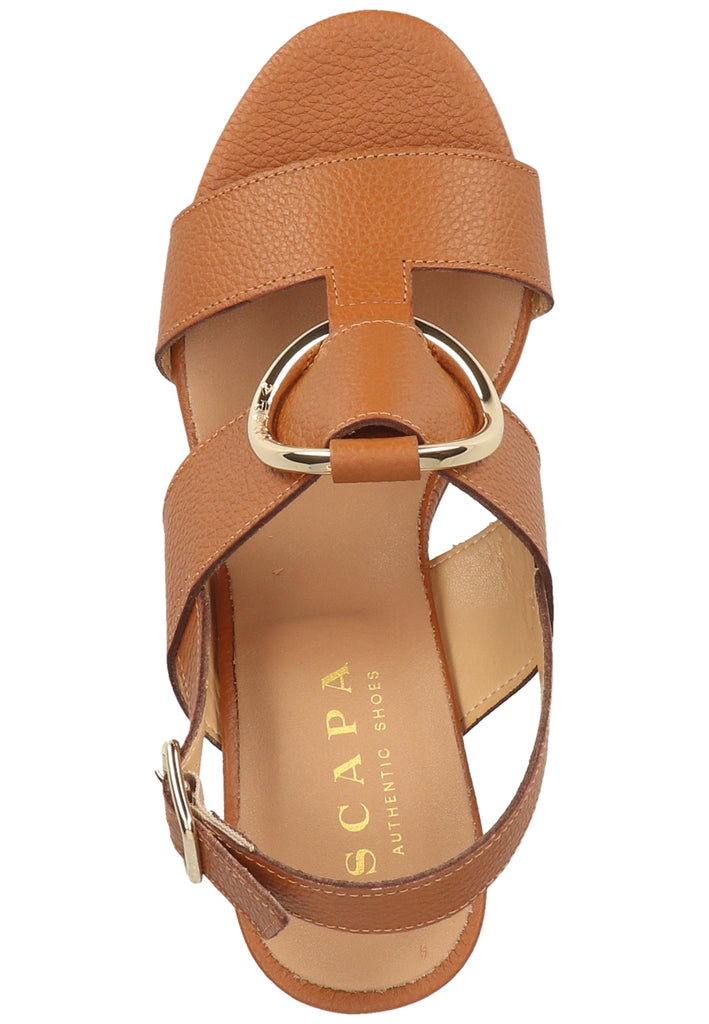 Scapa Sandalen Leder Braun - surf4shoes