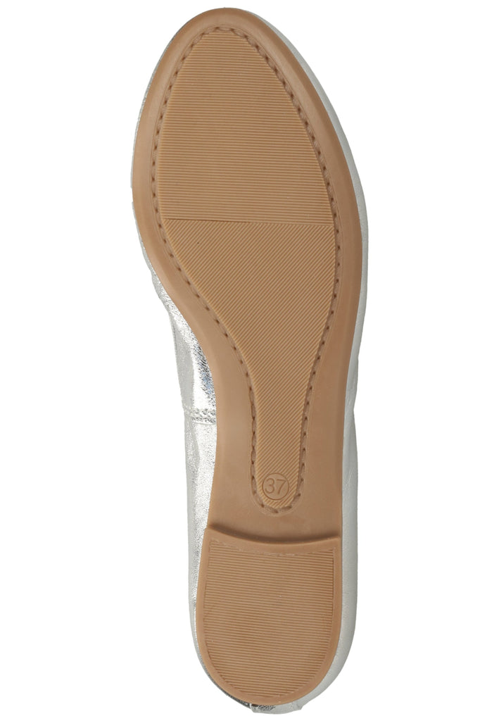 Scapa Ballerinas Leder Grau - surf4shoes