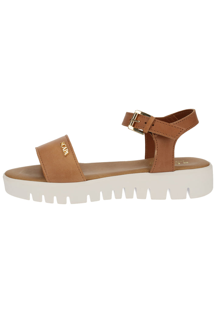 Scapa Sandalen Leder Braun - surf4shoes