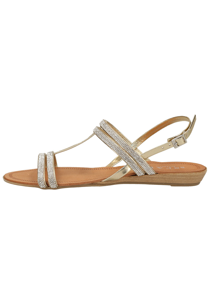 Scapa Sandalen Lederimitat Gelb - surf4shoes