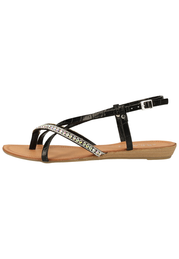 Scapa Zehensteg Lederimitat Schwarz - surf4shoes
