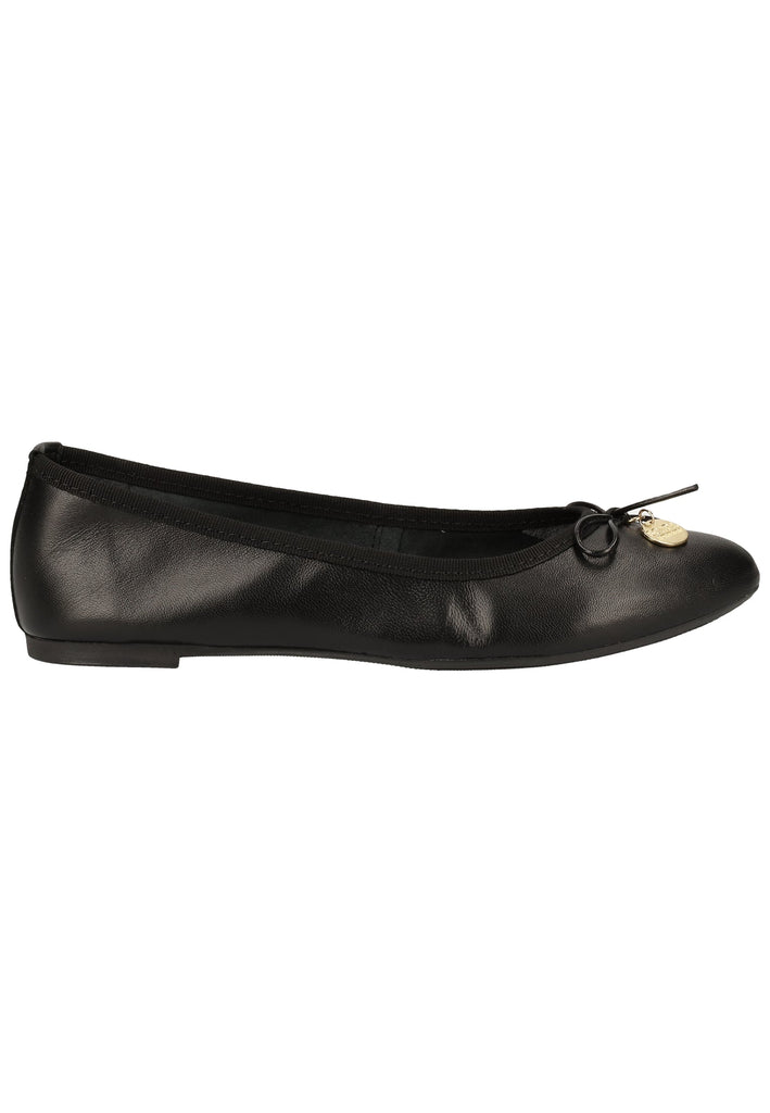 Scapa Ballerinas Leder Schwarz - surf4shoes