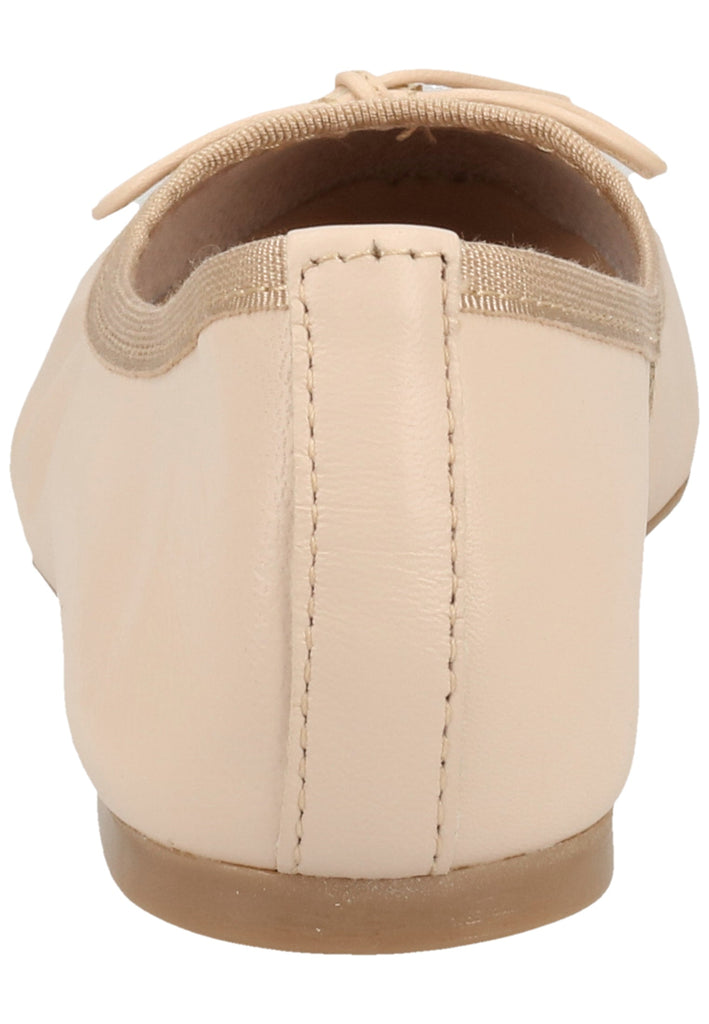 Scapa Ballerinas Leder Beige - surf4shoes