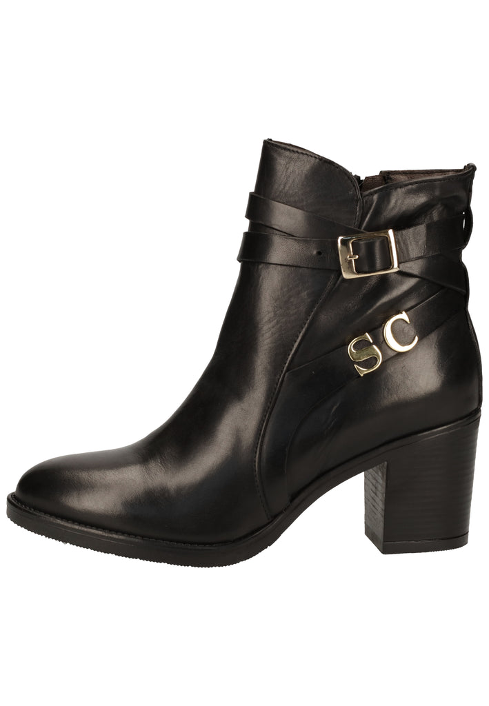 Scapa Stiefelette Leder Schwarz - surf4shoes