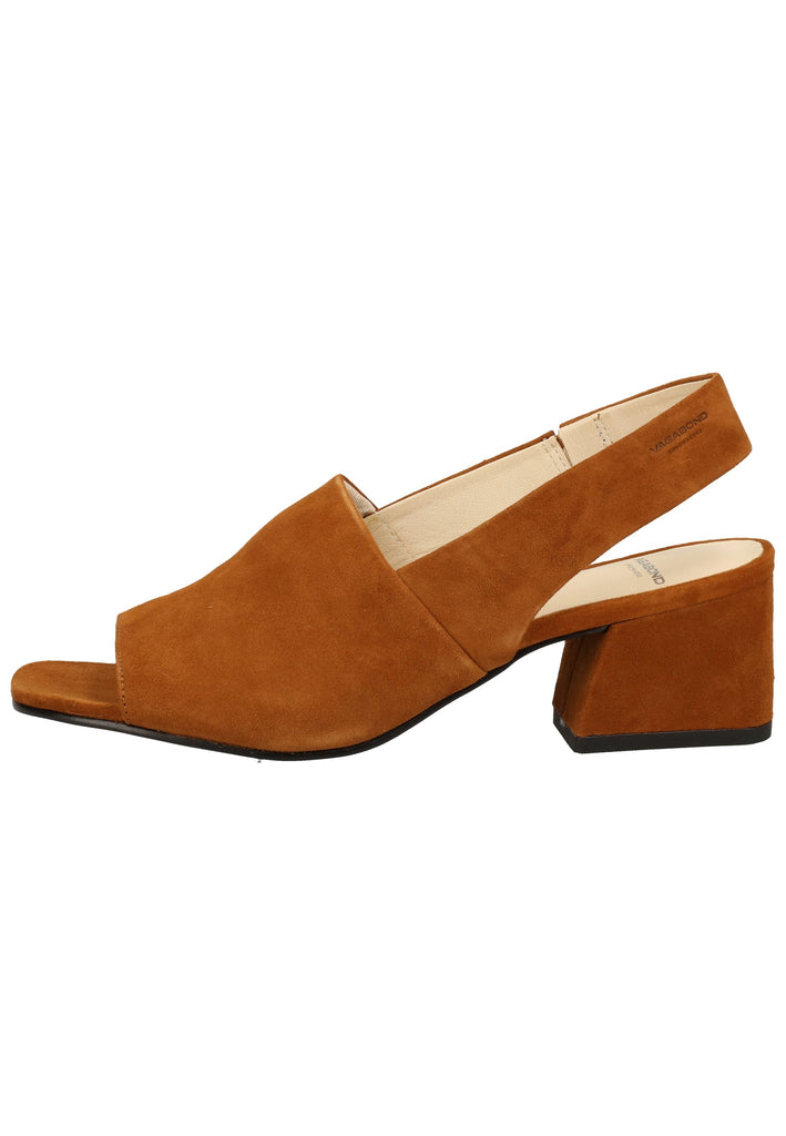 Vagabond Sandalen Veloursleder Caramel - surf4shoes