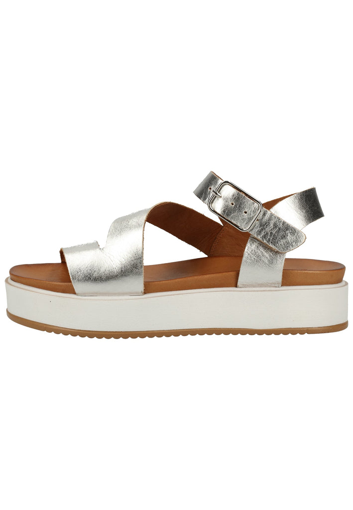 Inuovo Sandalen Leder Silber - surf4shoes