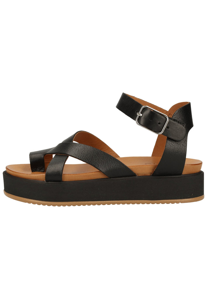 Inuovo Sandalen Leder Schwarz - surf4shoes