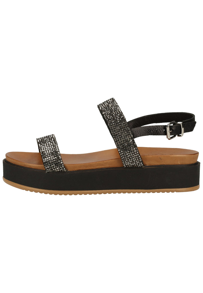 Inuovo Sandalen Leder Schwarz - surf4shoes