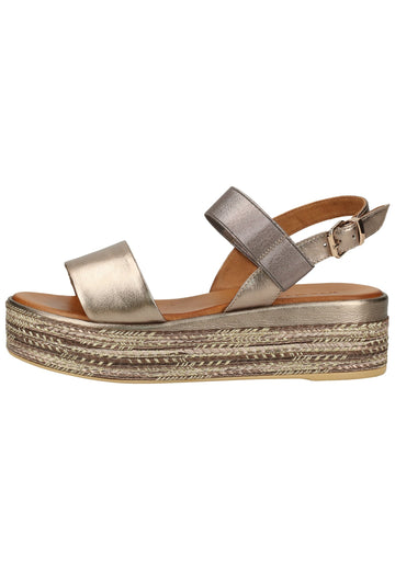 Inuovo Sandalen Leder Pewter - surf4shoes
