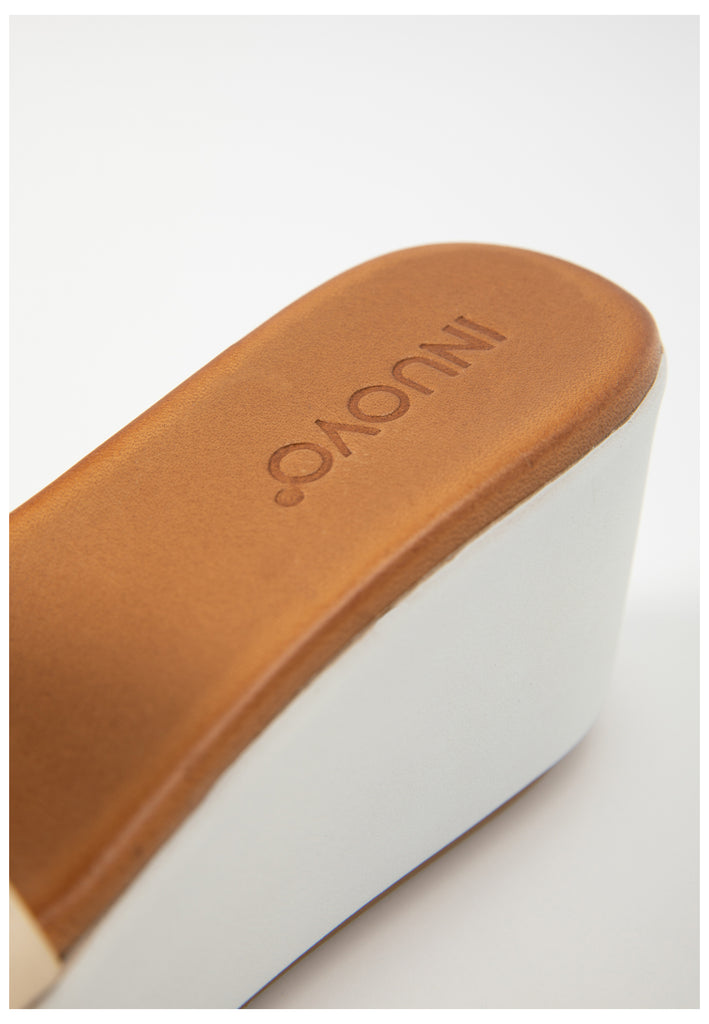 Inuovo Pantoletten Leder Gold - surf4shoes