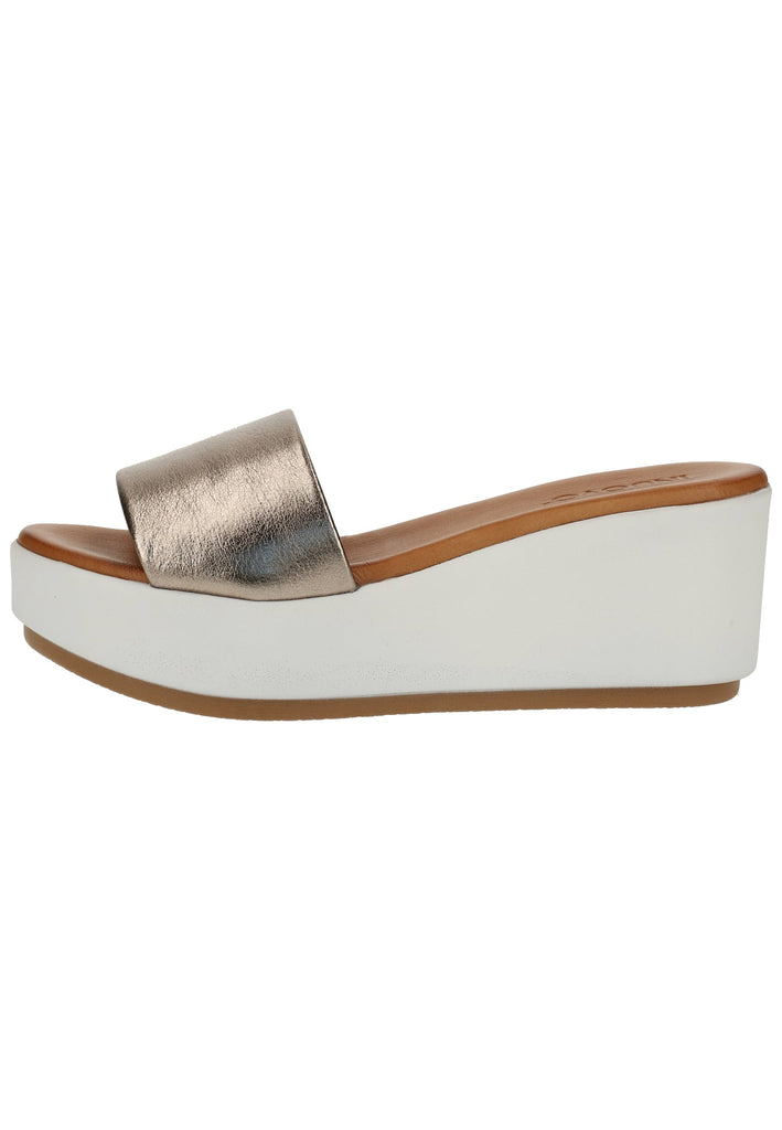 Inuovo Pantoletten Leder Pewter - surf4shoes