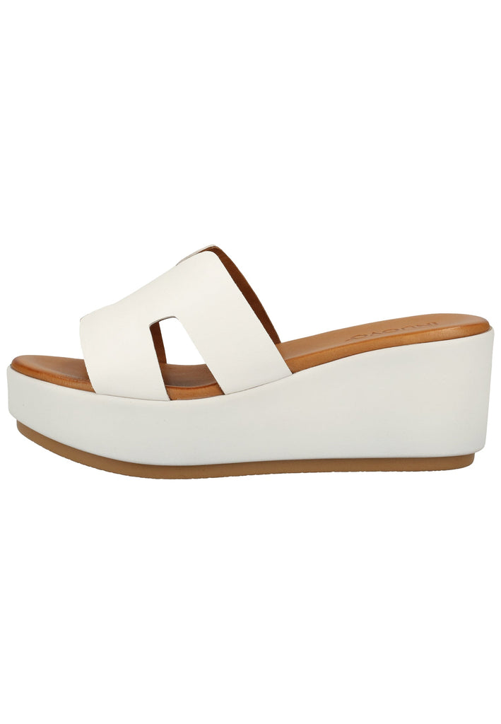 Inuovo Pantoletten Leder Weiß - surf4shoes