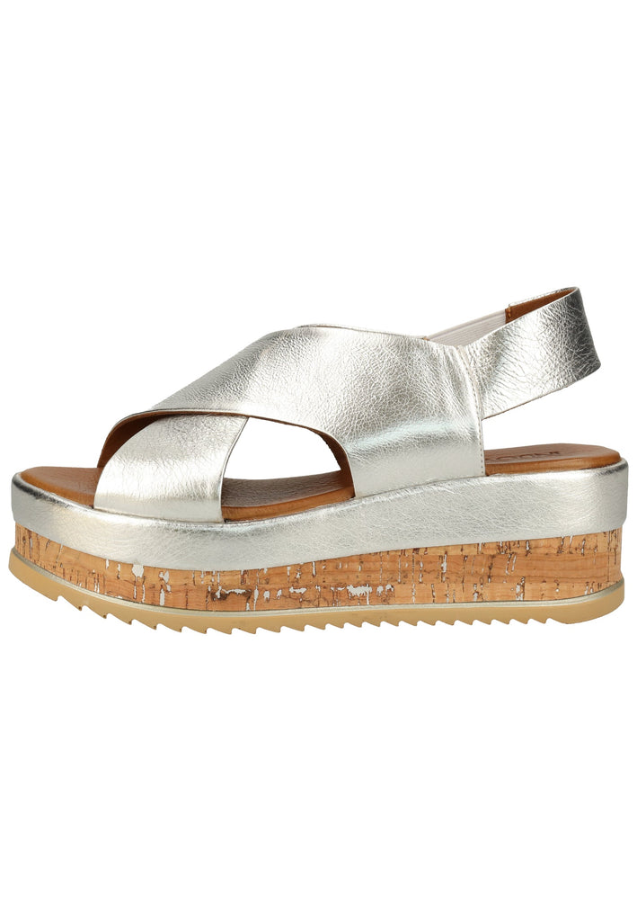 Inuovo Sandalen Leder Silber - surf4shoes