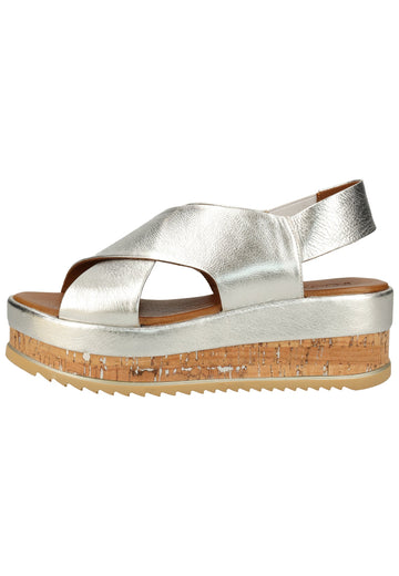 Inuovo Sandalen Leder Silber - surf4shoes