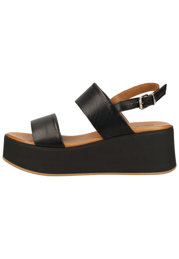Inuovo Sandalen Leder Schwarz - surf4shoes