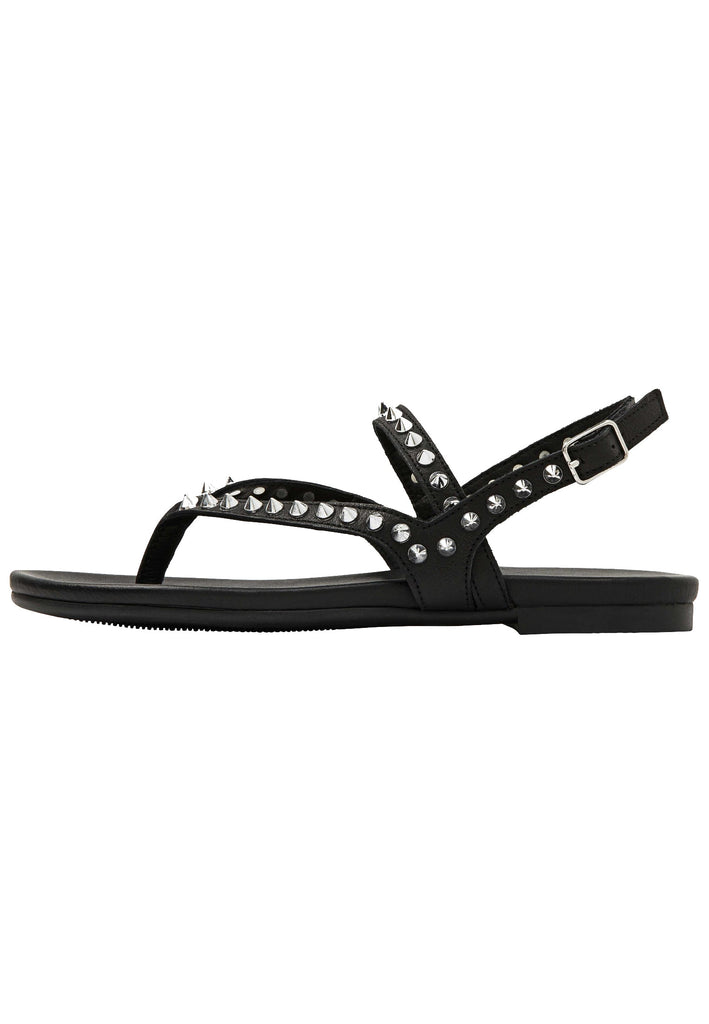 Inuovo Sandalen Leder Schwarz - surf4shoes