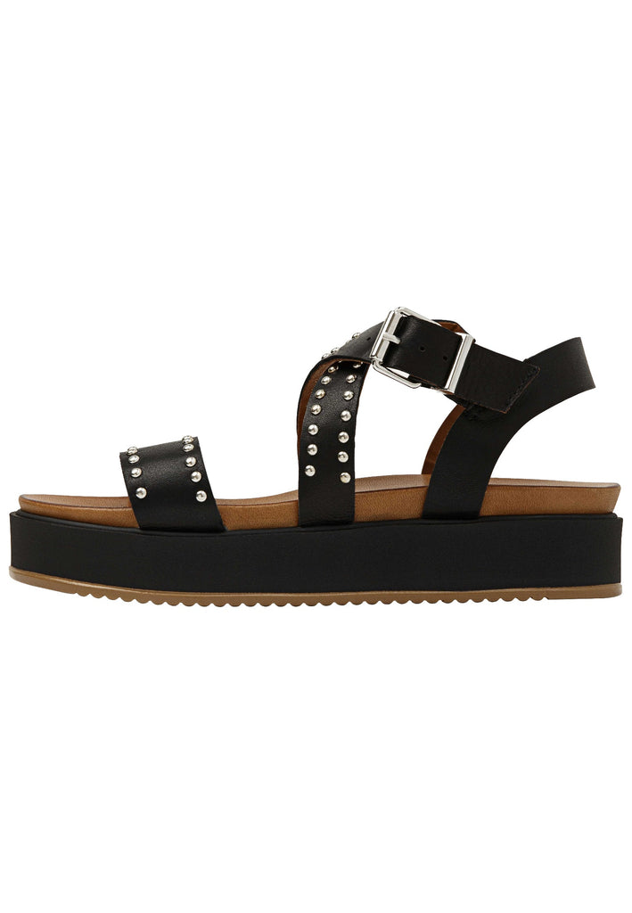 Inuovo Sandalen Leder Schwarz - surf4shoes