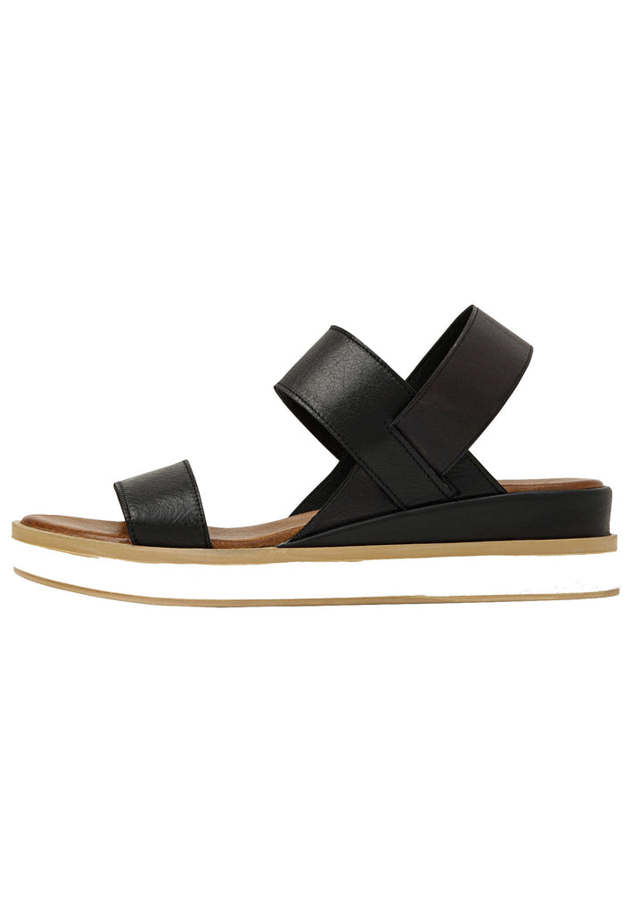 Inuovo Sandalen Leder Schwarz - surf4shoes