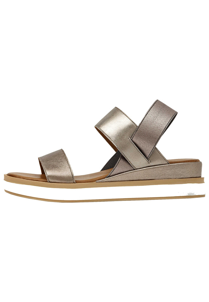 Inuovo Sandalen Leder Pewter - surf4shoes