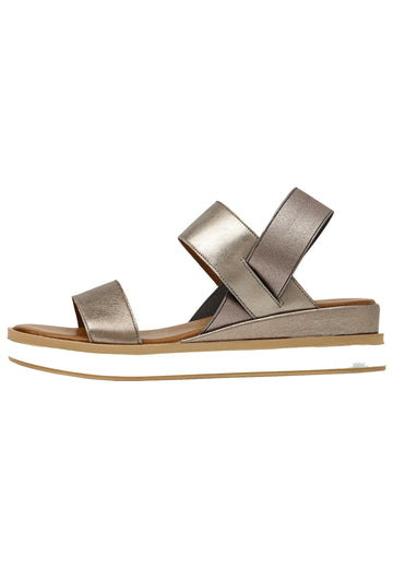 Inuovo Sandalen Leder Pewter - surf4shoes