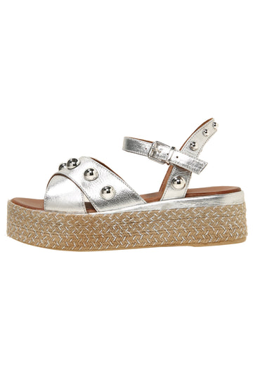 Inuovo Sandalen Leder Silber - surf4shoes