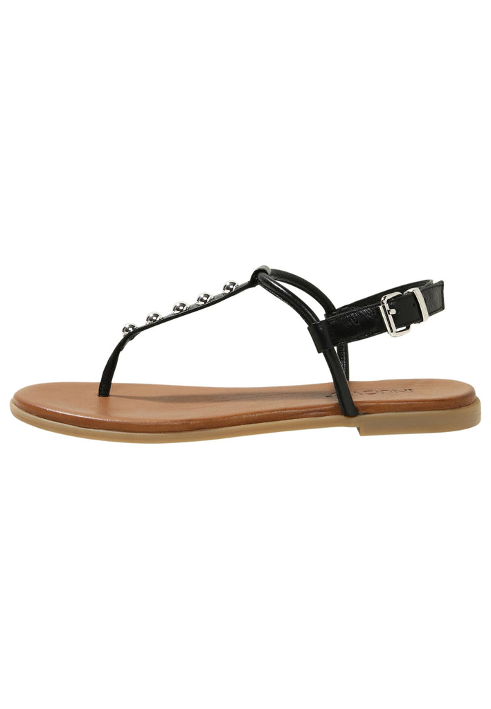 Inuovo Sandalen Leder Schwarz - surf4shoes