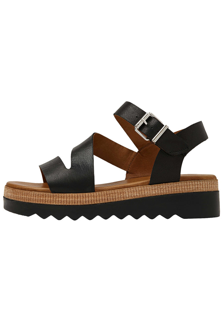 Inuovo Sandalen Leder Schwarz - surf4shoes