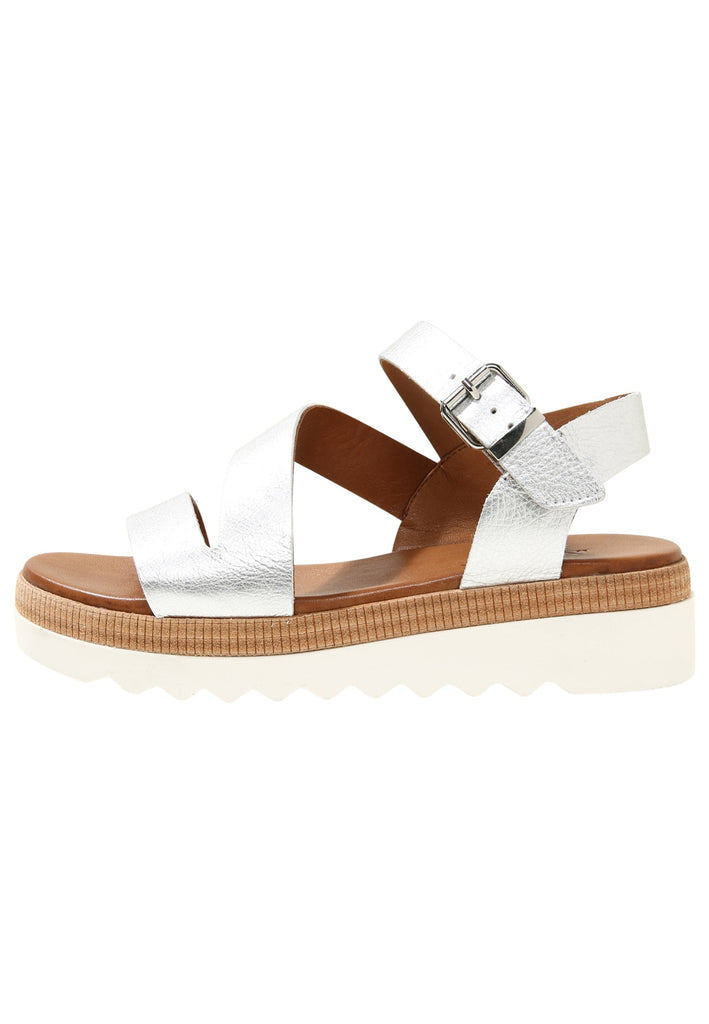 Inuovo Sandalen Leder Silber - surf4shoes