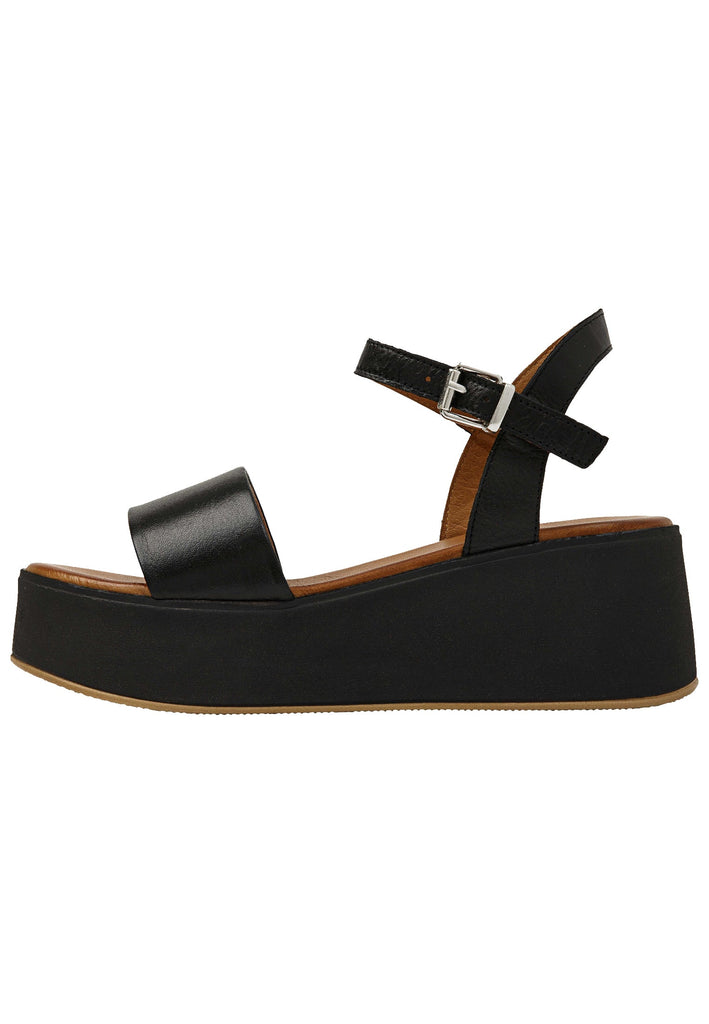 Inuovo Sandalen Leder Schwarz - surf4shoes