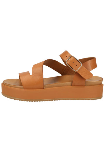 Inuovo Sandalen Leder Braun/Silber - surf4shoes