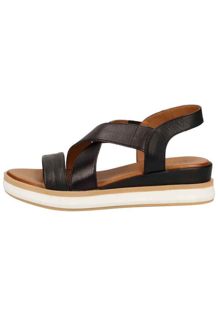 Inuovo Sandalen Leder Schwarz - surf4shoes