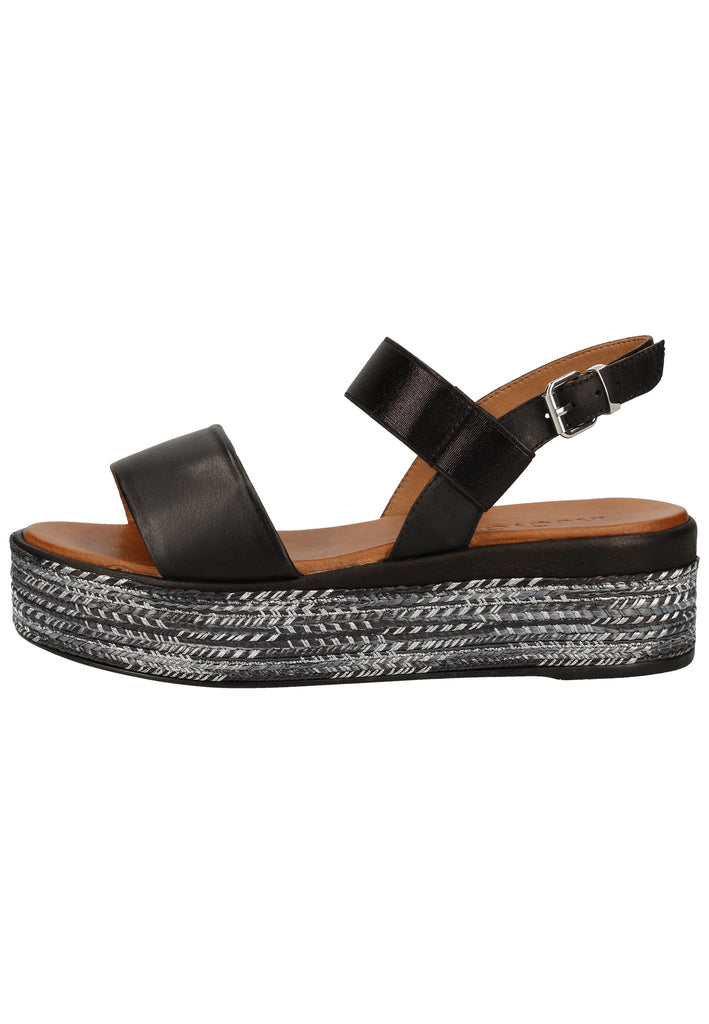 Inuovo Sandalen Leder Schwarz - surf4shoes