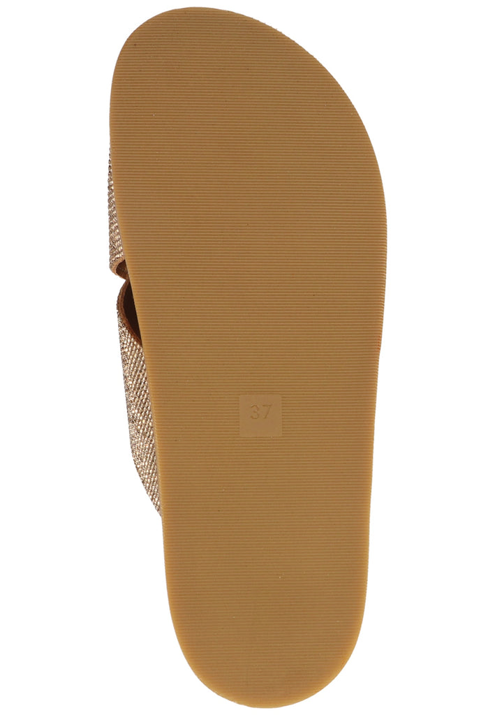 Inuovo Pantoletten Leder Hellbraun - surf4shoes
