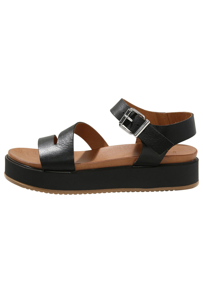 Inuovo Sandalen Leder Schwarz - surf4shoes