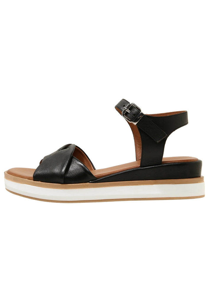Inuovo Sandalen Leder Schwarz - surf4shoes