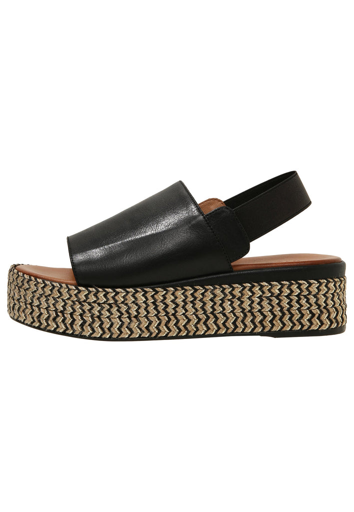 Inuovo Sandalen Leder Schwarz - surf4shoes