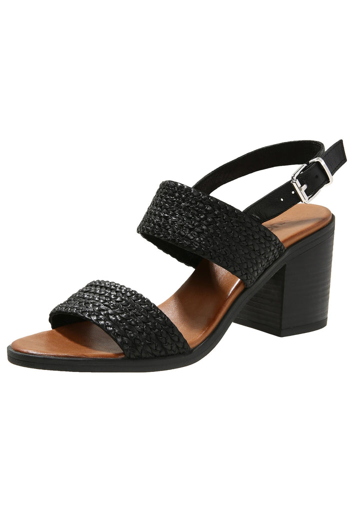 Inuovo Sandalen Leder Schwarz - surf4shoes