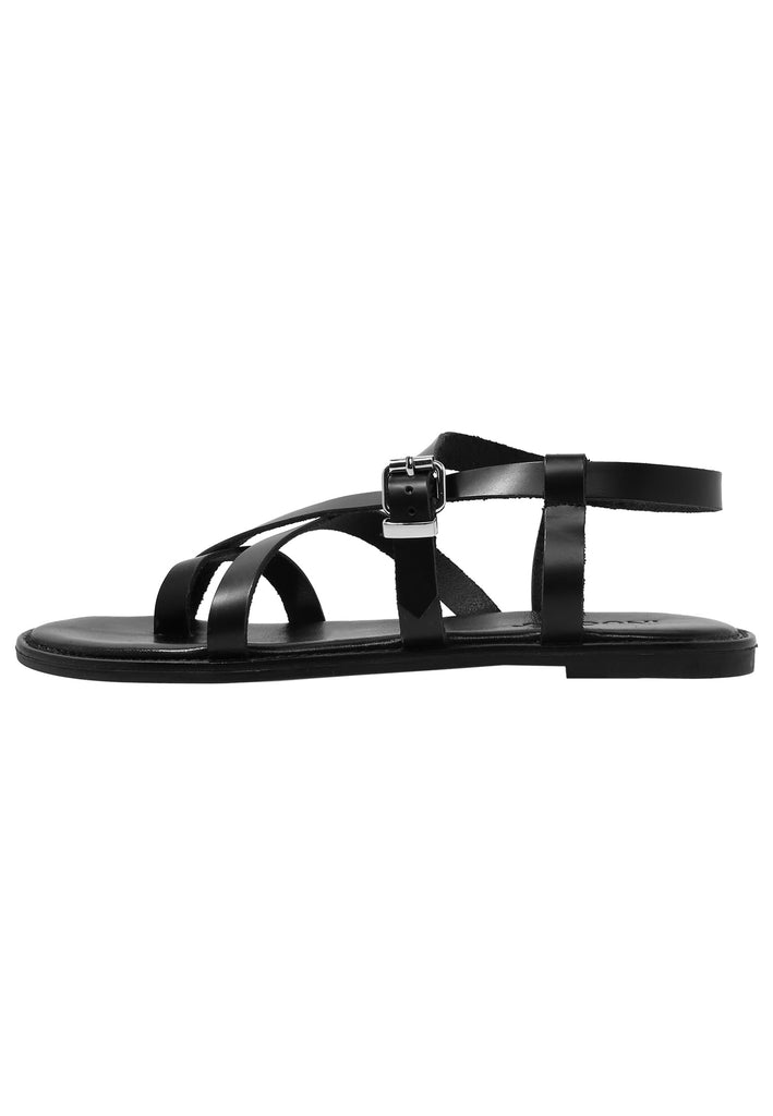 Inuovo Sandalen Leder Schwarz - surf4shoes