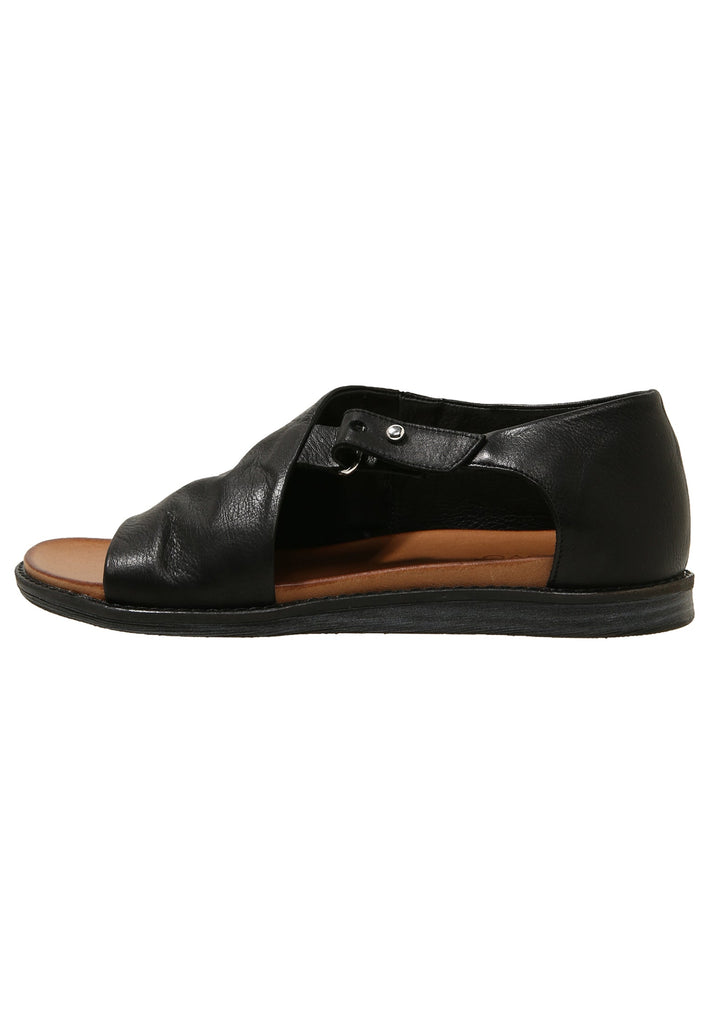 Inuovo Sandalen Leder Schwarz - surf4shoes