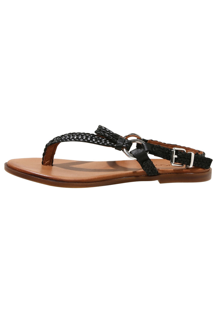 Inuovo Sandalen Leder Schwarz - surf4shoes