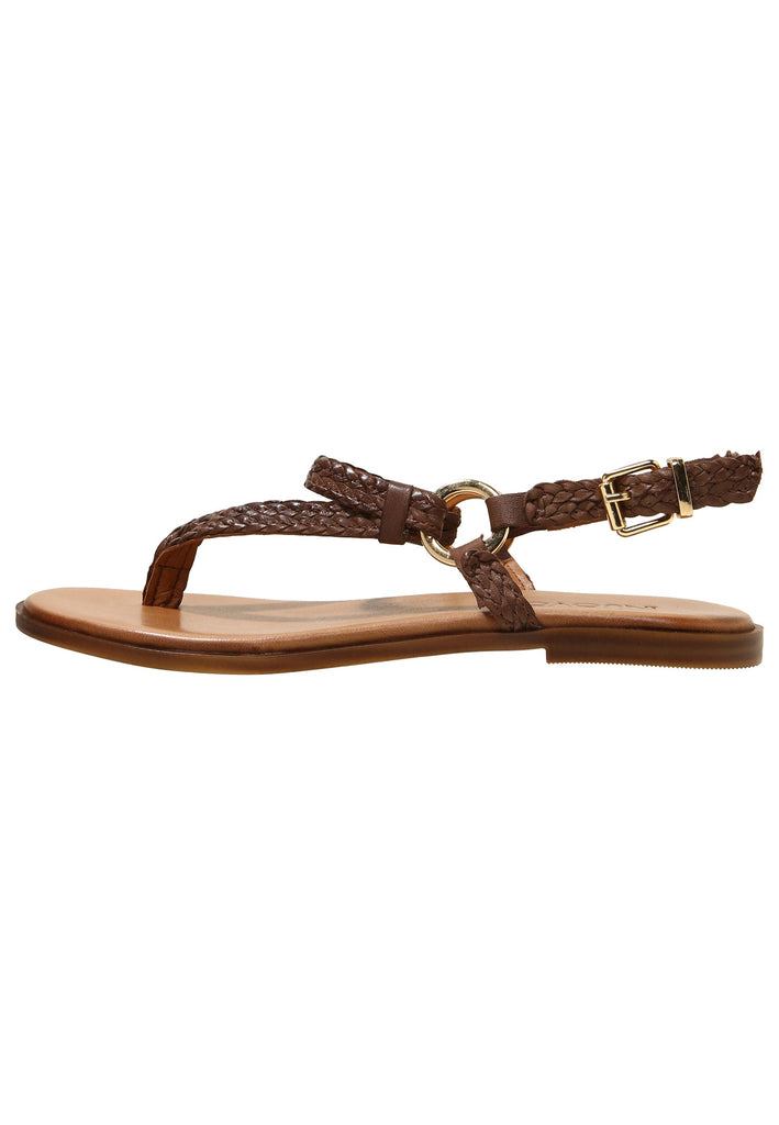 Inuovo Sandalen Leder Dunkelbraun - surf4shoes