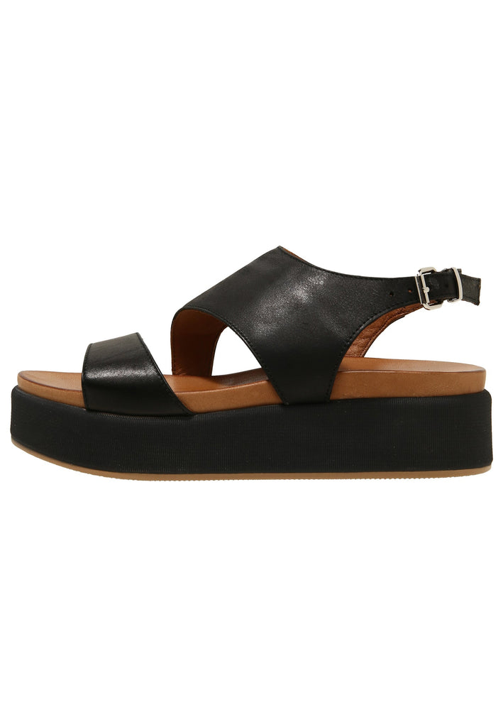 Inuovo Sandalen Leder Schwarz - surf4shoes