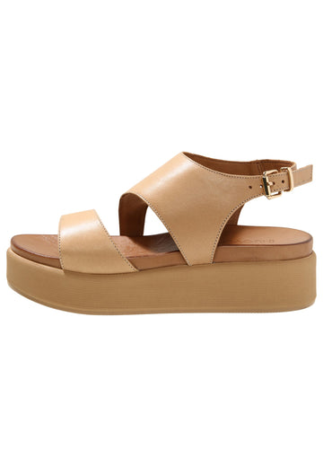 Inuovo Sandalen Leder Hellbraun - surf4shoes