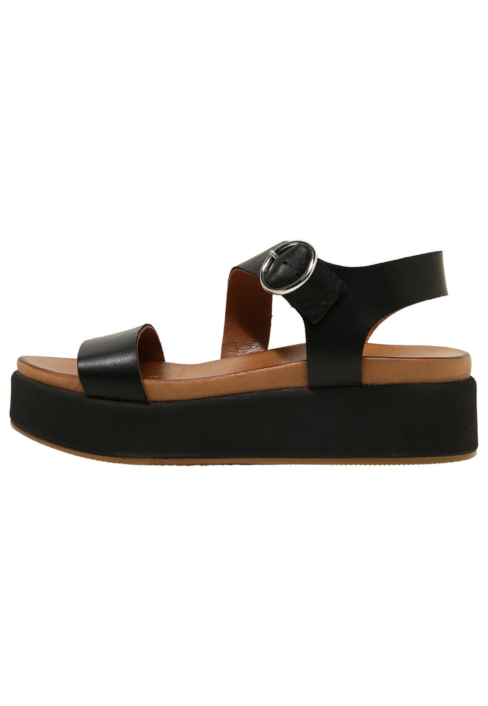 Inuovo Sandalen Leder Schwarz - surf4shoes
